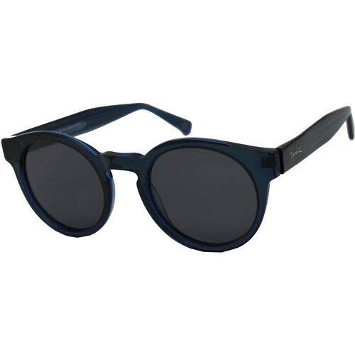 женские круглые солнцезащитные очки neolook, синие