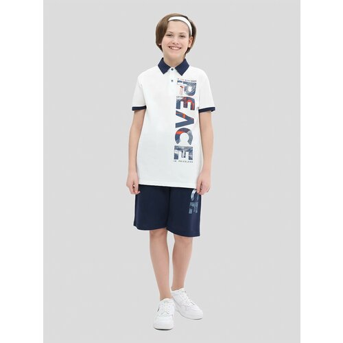 спортивные футболка vitacci для мальчика, белая