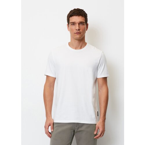 мужская футболка с круглым вырезом marc o’polo, белая