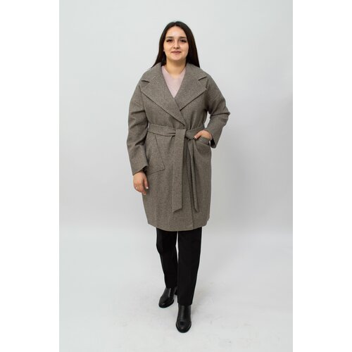 женское пальто 365 clothes, коричневое