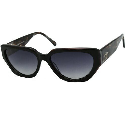 женские солнцезащитные очки кошачьи глаза neolook, черные