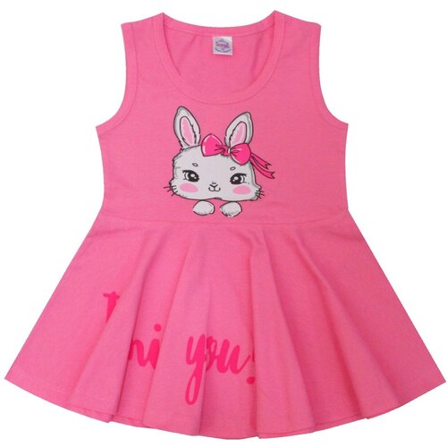 платье без рукавов bonito kids для девочки, розовое
