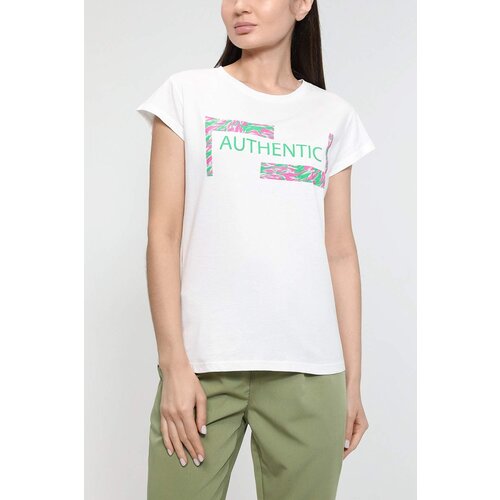 женская футболка rinascimento, бежевая