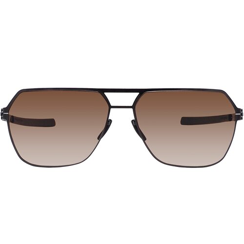 мужские солнцезащитные очки ic! berlin, коричневые
