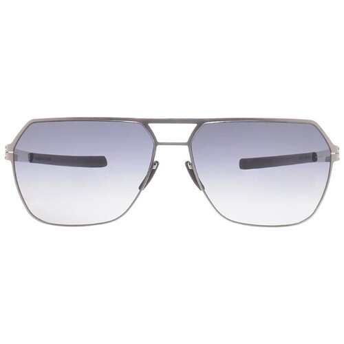 солнцезащитные очки ic! berlin, серебряные