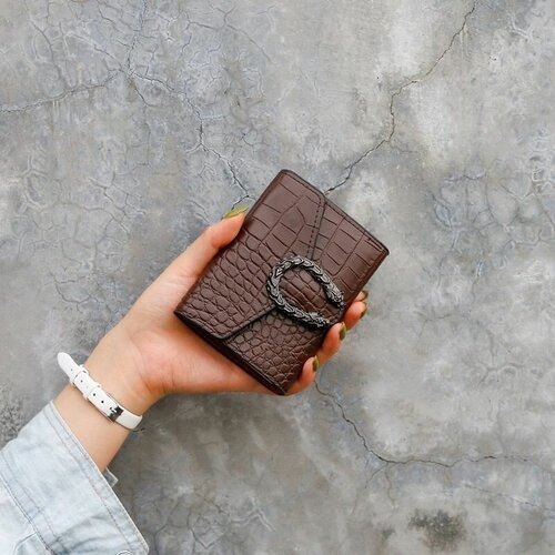 женский кошелёк a-store, коричневый