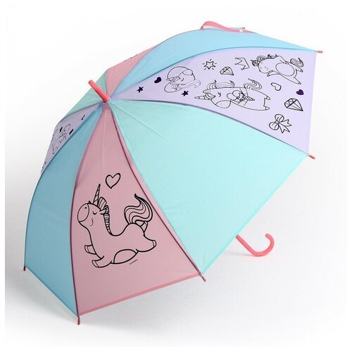 зонт funny toys для девочки, розовый