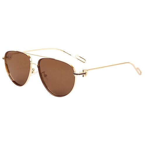 женские авиаторы солнцезащитные очки boshi, золотые