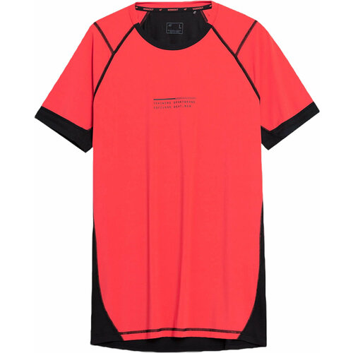 мужская футболка с круглым вырезом 4f, красная