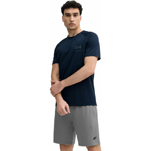 мужская футболка с круглым вырезом 4f, синяя