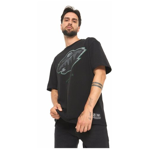 мужская футболка с круглым вырезом atributika & club, черная