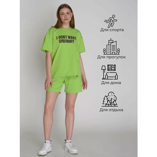 женская футболка с коротким рукавом alina, зеленая