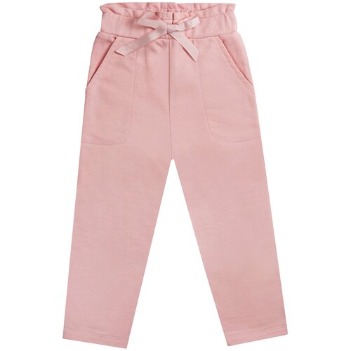 зауженные брюки diva  kids для девочки, розовые