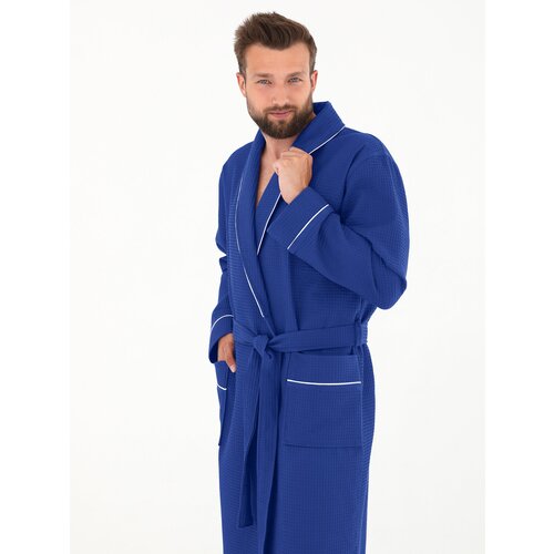 мужской халат everliness, синий
