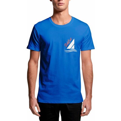 мужская футболка sailmerch, синяя