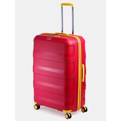 мужской чемодан l’case, красный