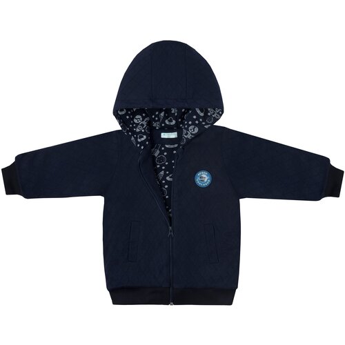 утепленные куртка diva kids для мальчика, синяя
