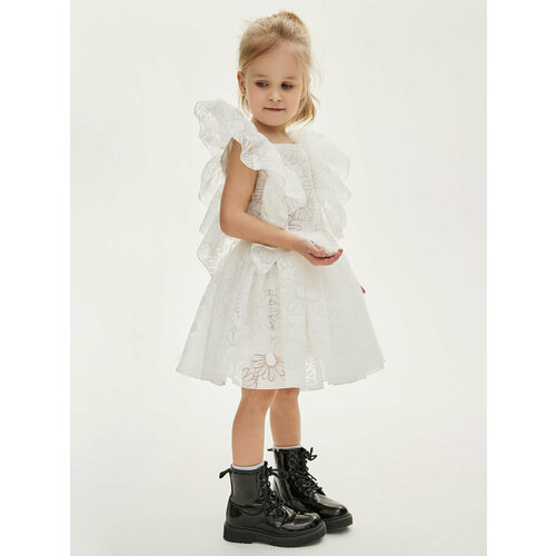 платье y-clu’ для девочки, белое