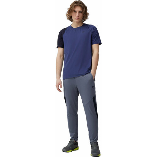 мужские зауженные брюки 4f, синие