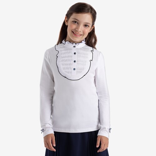 блузка kapika для девочки, бежевая