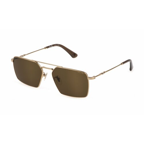 мужские солнцезащитные очки police, золотые