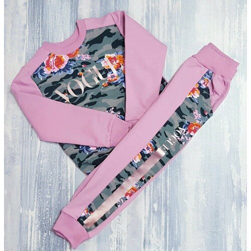 спортивные брюки dоня_shка для девочки, розовые