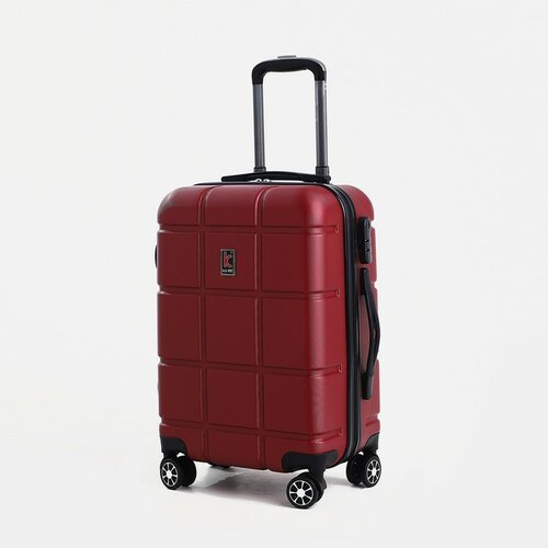 женский чемодан kartex, бордовый