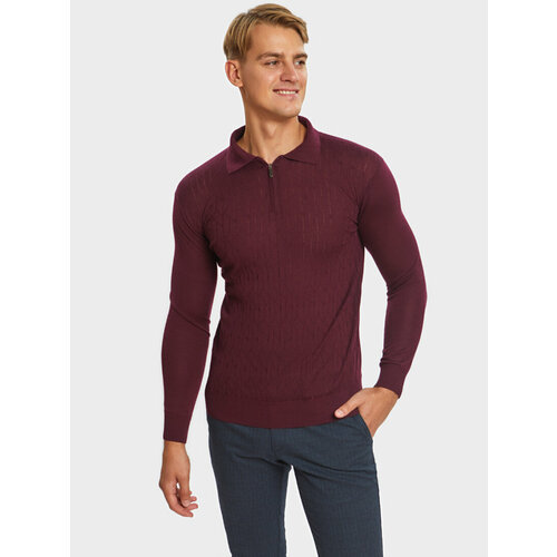 мужской свитер удлиненные kanzler, бордовый