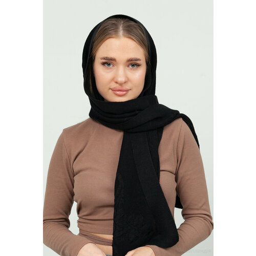 женский шарф шапландия, черный