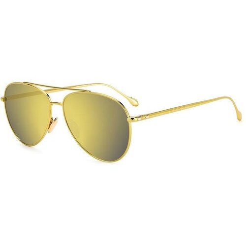 женские авиаторы солнцезащитные очки isabel marant, желтые