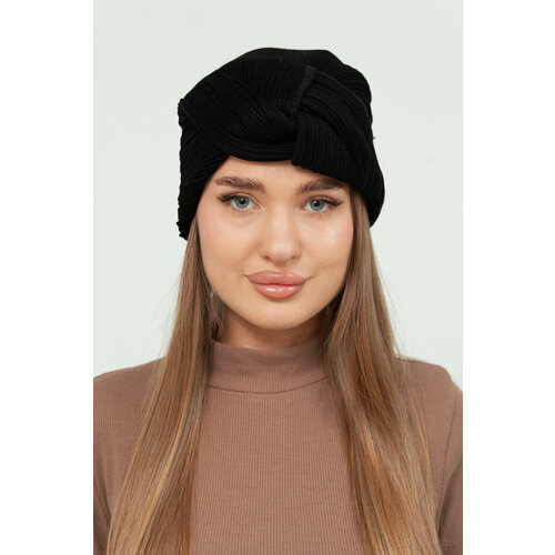 женская шапка шапландия, черная