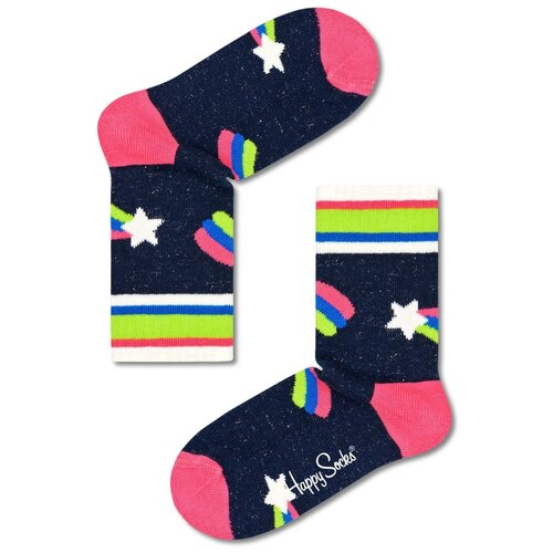 носки happy socks для девочки, разноцветные