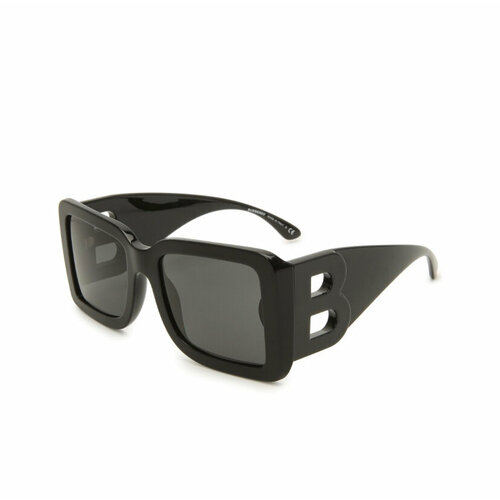 квадратные солнцезащитные очки burberry, черные