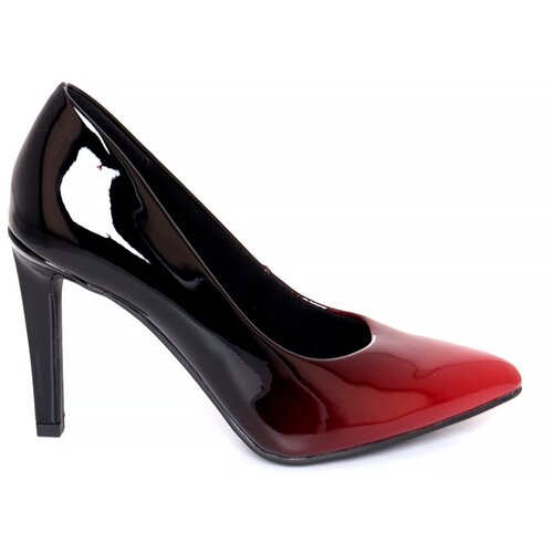 женские туфли-лодочки marco tozzi, красные