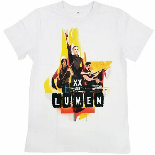 мужская футболка lumen, белая