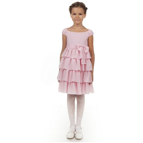 асимметричные платье инфанта для девочки, розовое