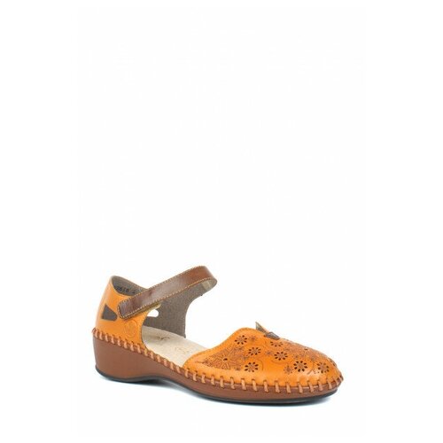 женские туфли rieker, оранжевые
