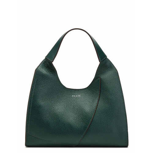 женская кожаные сумка palio, зеленая