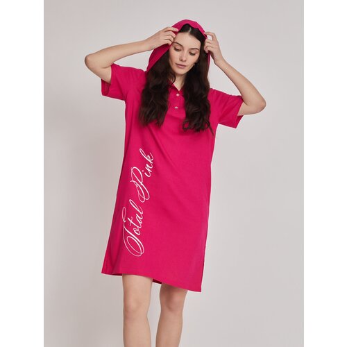 женское платье-футболки zolla, розовое