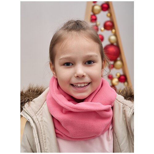 шерстяные шарф микита для девочки, розовый