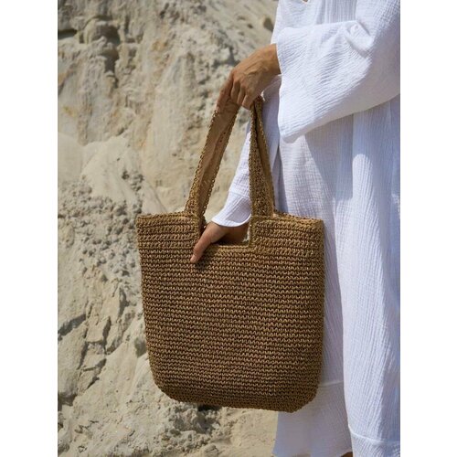 женская пляжные сумка myari, коричневая