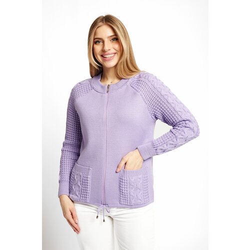 женский пиджак текстильная мануфактура, фиолетовый