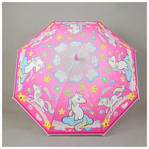 зонт-трости mikimarket для девочки, розовый