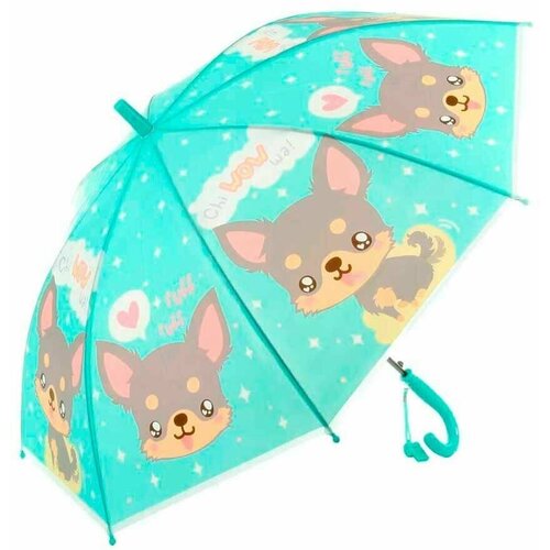 зонт-трости universal umbrella для девочки, зеленый