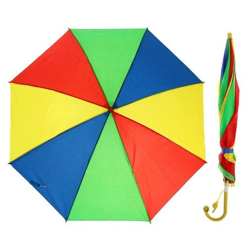 зонт-трости ооо лесная сказка для девочки, разноцветный