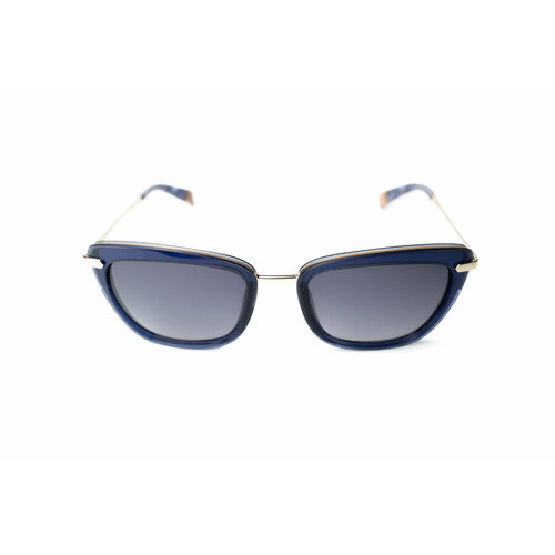 женские квадратные солнцезащитные очки furla, синие