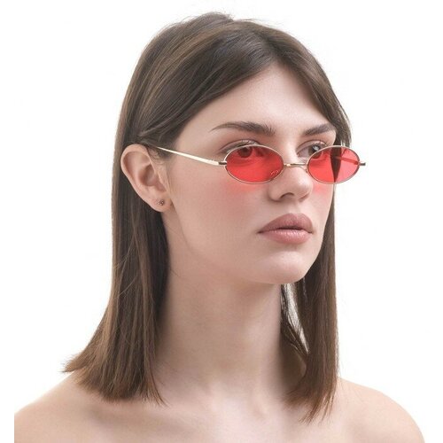 женские солнцезащитные очки мастер к, красные