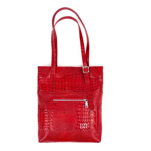 женская сумка-шоперы bernardo rossi, красная