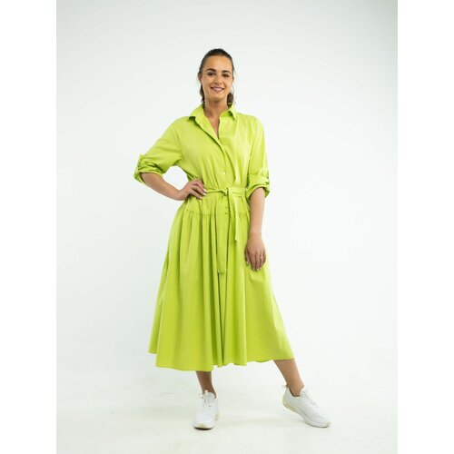 женское повседневные платье дюто, зеленое