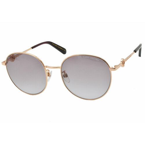 женские круглые солнцезащитные очки marc jacobs, золотые